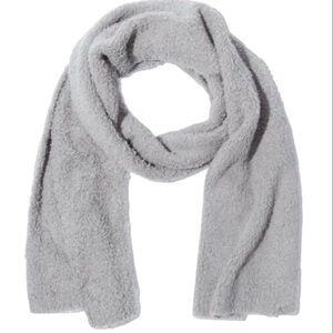 Barefoot Dreams Cozychic Women's Plush Scarf - Light Gray